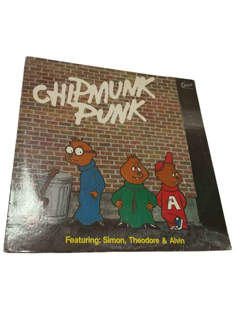 Chipmunk Punk Vinyl LP Record 1980 Excelsior Alvin & The Chipmunks 1980 XLP-6008